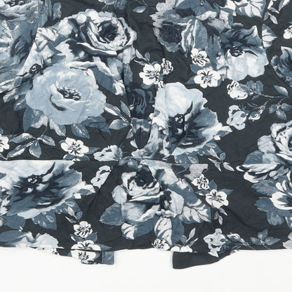 NEXT Girls Blue Floral  Cardigan Jumper Size 12 Years