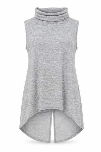 Womens UK Size 12 Preworn Grey Tunic T-Shirt