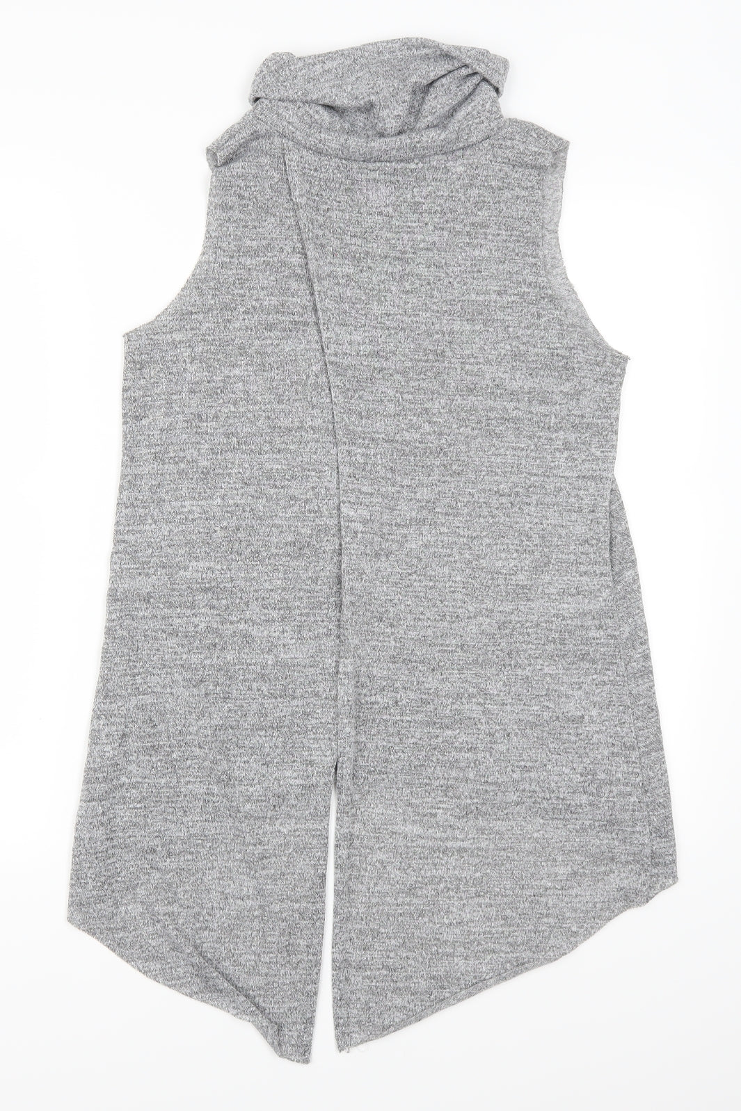 Womens UK Size 12 Preworn Grey Tunic T-Shirt