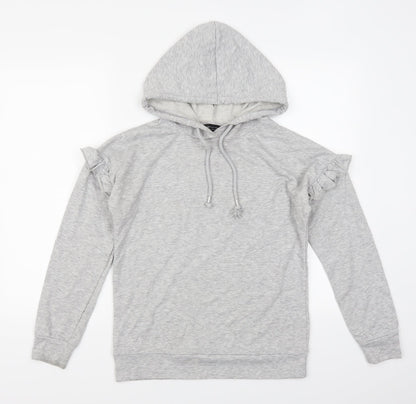 Dorothy Perkins Womens Grey   Pullover Hoodie Size 8