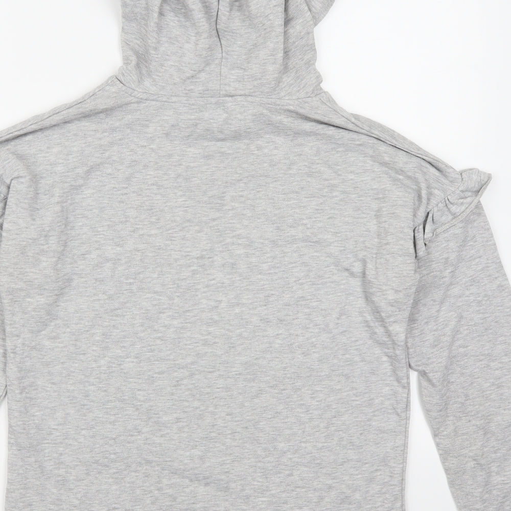 Dorothy Perkins Womens Grey   Pullover Hoodie Size 8