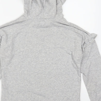 Dorothy Perkins Womens Grey   Pullover Hoodie Size 8