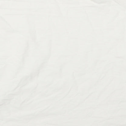 Brand and care label for Primark women’s white pullover sweatshirt, size UK 10