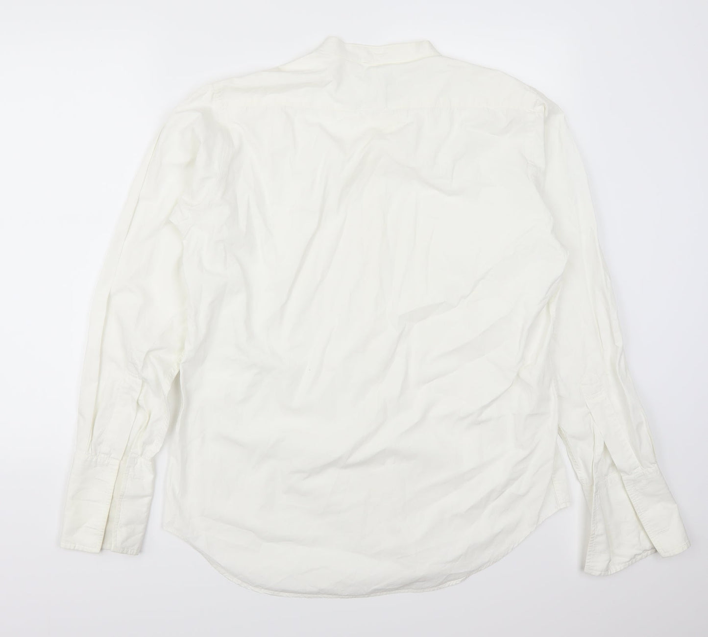 Walters Mens White    Dress Shirt Size L