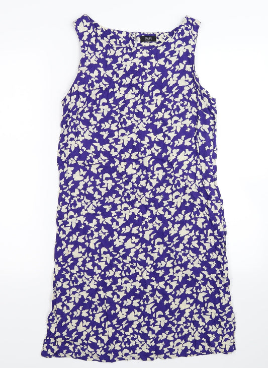 F&F Womens Purple  Rayon Bodycon  Size 8