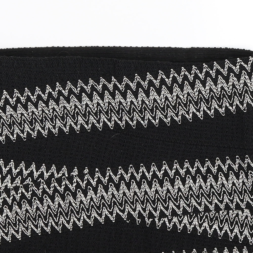 H&M Womens Black Geometric  Mini Skirt Size S
