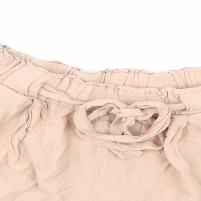 H&M Womens Pink   Hot Pants Shorts Size 6