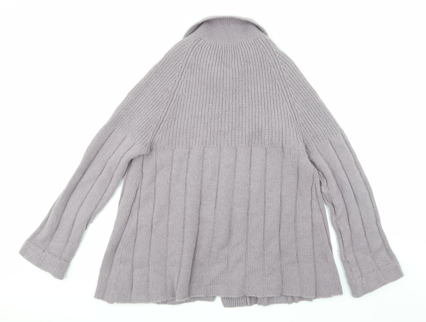 Eltic Clothing Womens Purple  Knit Cardigan Jumper Size L