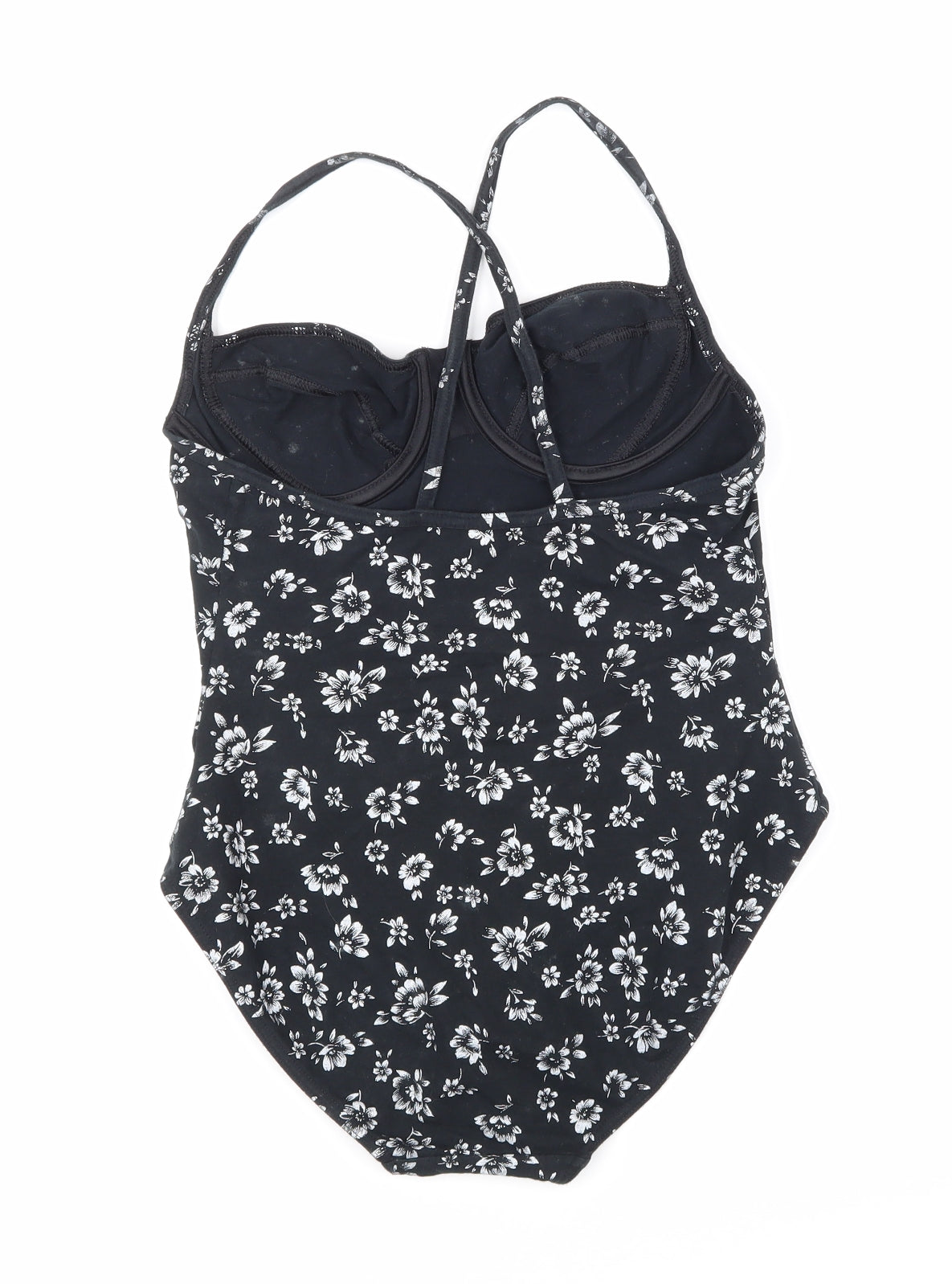 Womens UK Size 12 H&M Black Basic Tank