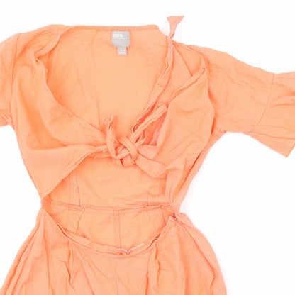 Womens UK Size 2 ASOS One-Piece Pink Playsuit