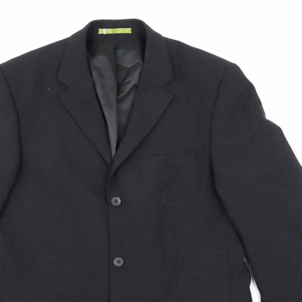 Mens UK Size 38 Burton Regular Grey Suit Jacket