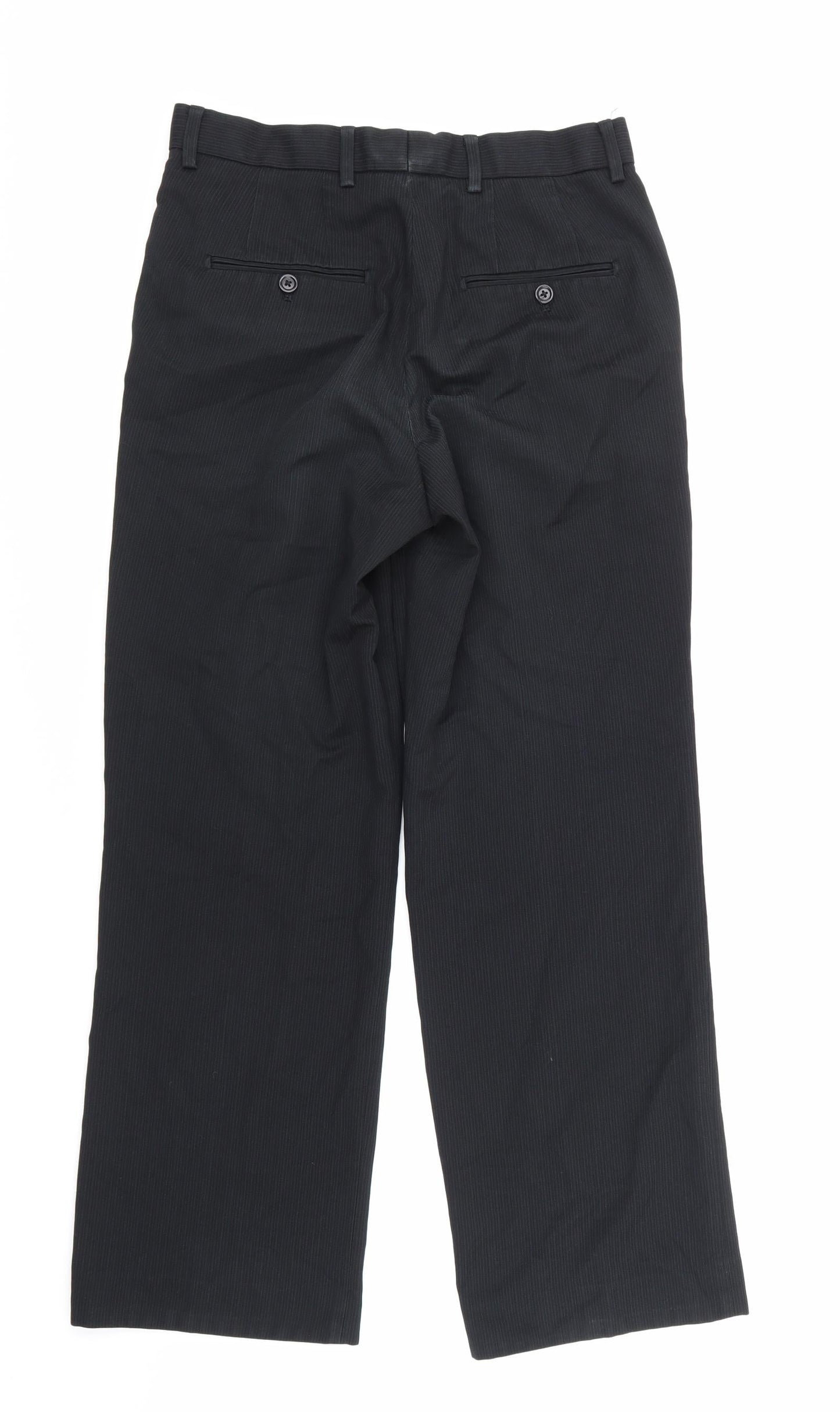 NEXT Mens Blue Striped  Trousers  Size 30 in L27 in