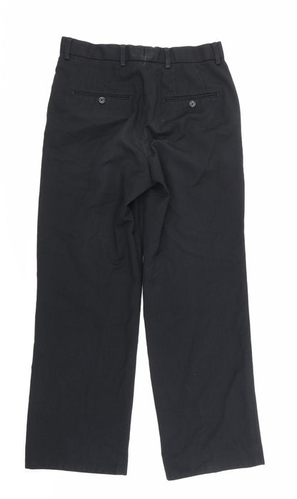 NEXT Mens Blue Striped  Trousers  Size 30 in L27 in