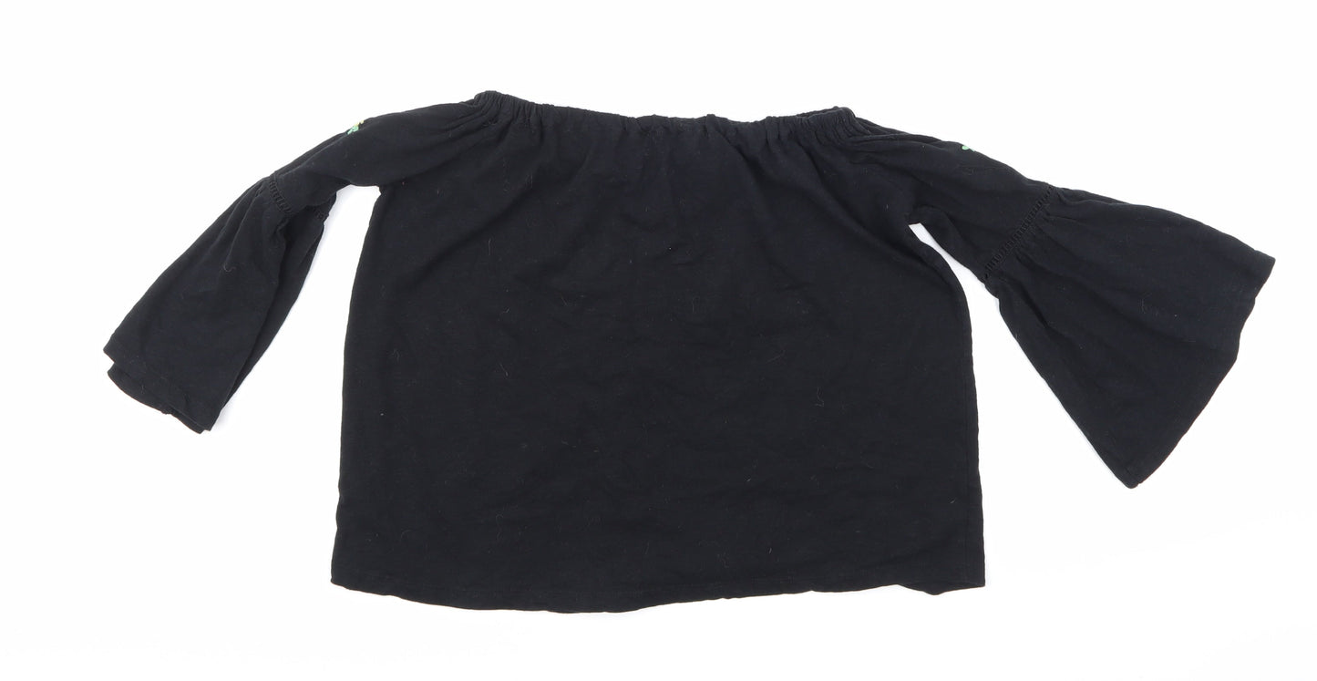 Primark Womens Black   Basic Blouse Size 10