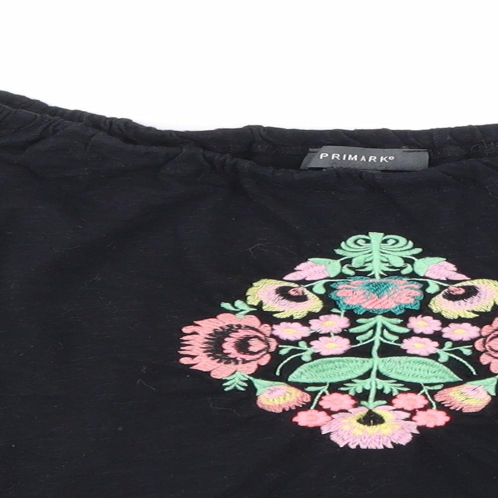 Primark Womens Black   Basic Blouse Size 10