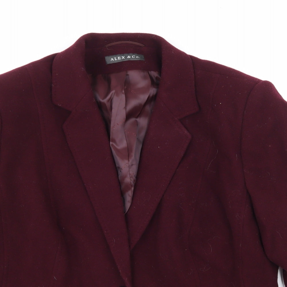 Alex & Co Womens Purple   Jacket  Size 16