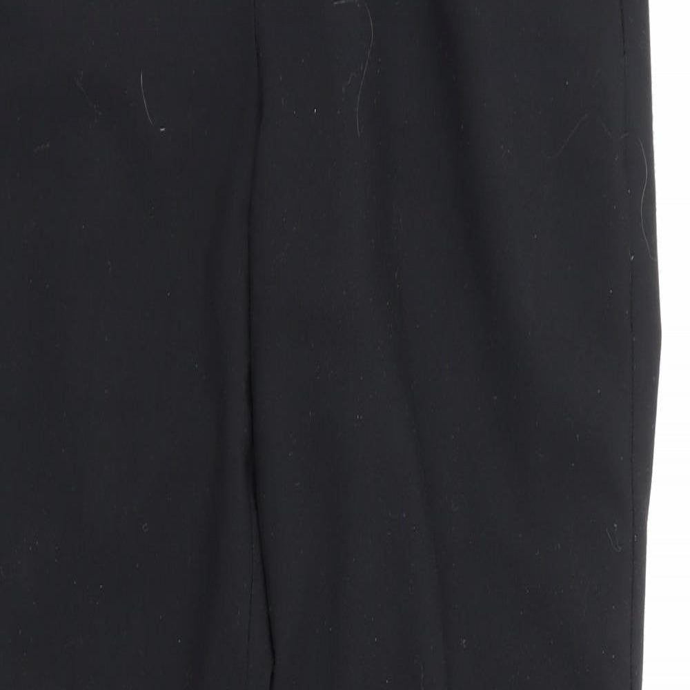 Womens UK Size 12 Marks and Spencer Regular Fit  Black Trousers