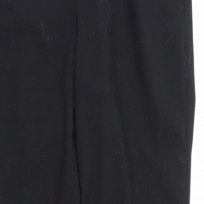 Womens UK Size 12 Marks and Spencer Regular Fit  Black Trousers