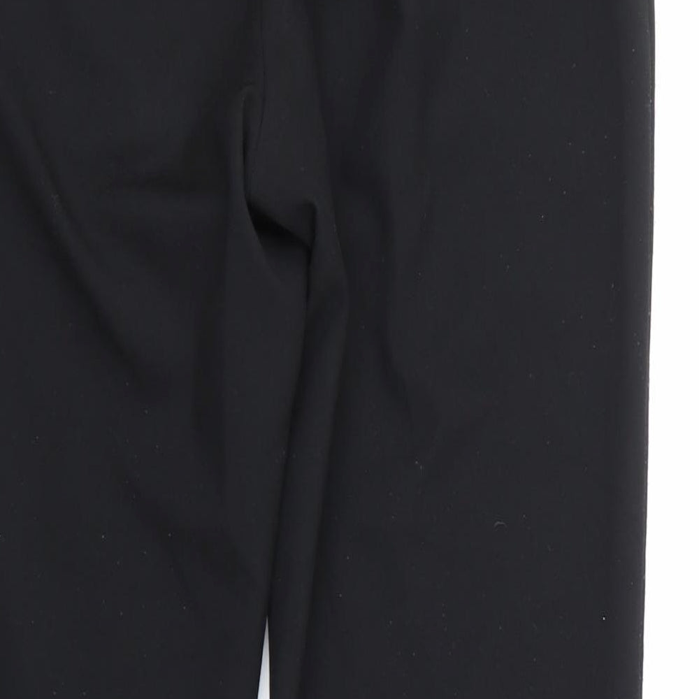 Womens UK Size 12 Marks and Spencer Regular Fit  Black Trousers