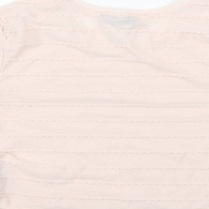 Womens UK Size 8 Topshop Pink Basic T-Shirt