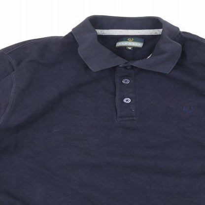 Mens UK Size M Lincoln Blue Pullover Hoodie
