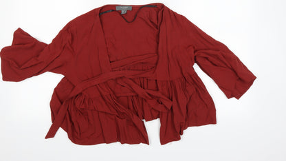 Primark Womens Orange   Cardigan Jumper Size 8
