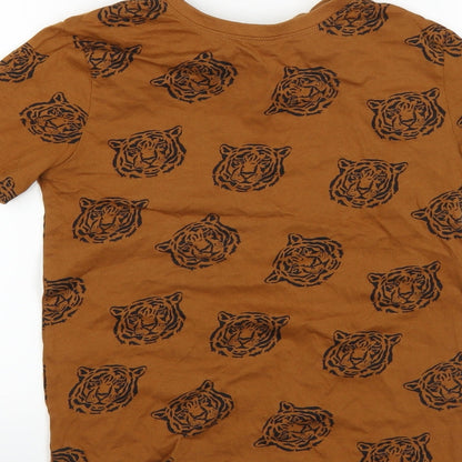 H&M Boys Brown Animal Print    Size 7-8 Years