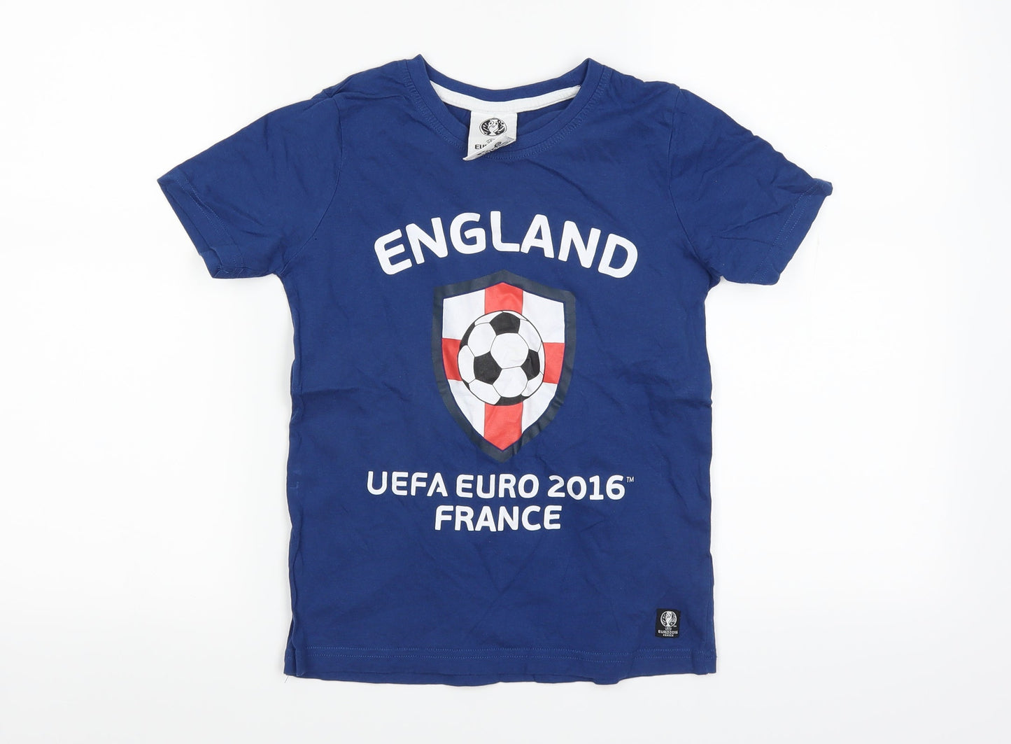 uefa Boys Blue   Basic T-Shirt Size 9-10 Years  - england