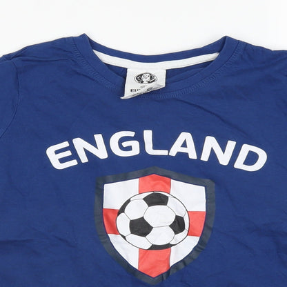 uefa Boys Blue   Basic T-Shirt Size 9-10 Years  - england