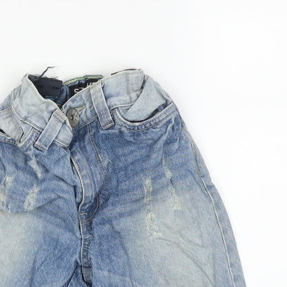 Preworn Boys Blue   Cargo Shorts Size 8 Years