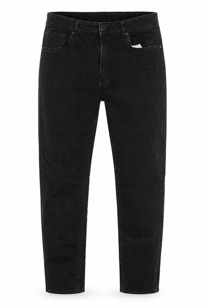 Womens UK Size 38 Easy Denim Regular Fit Straight Black Jeans