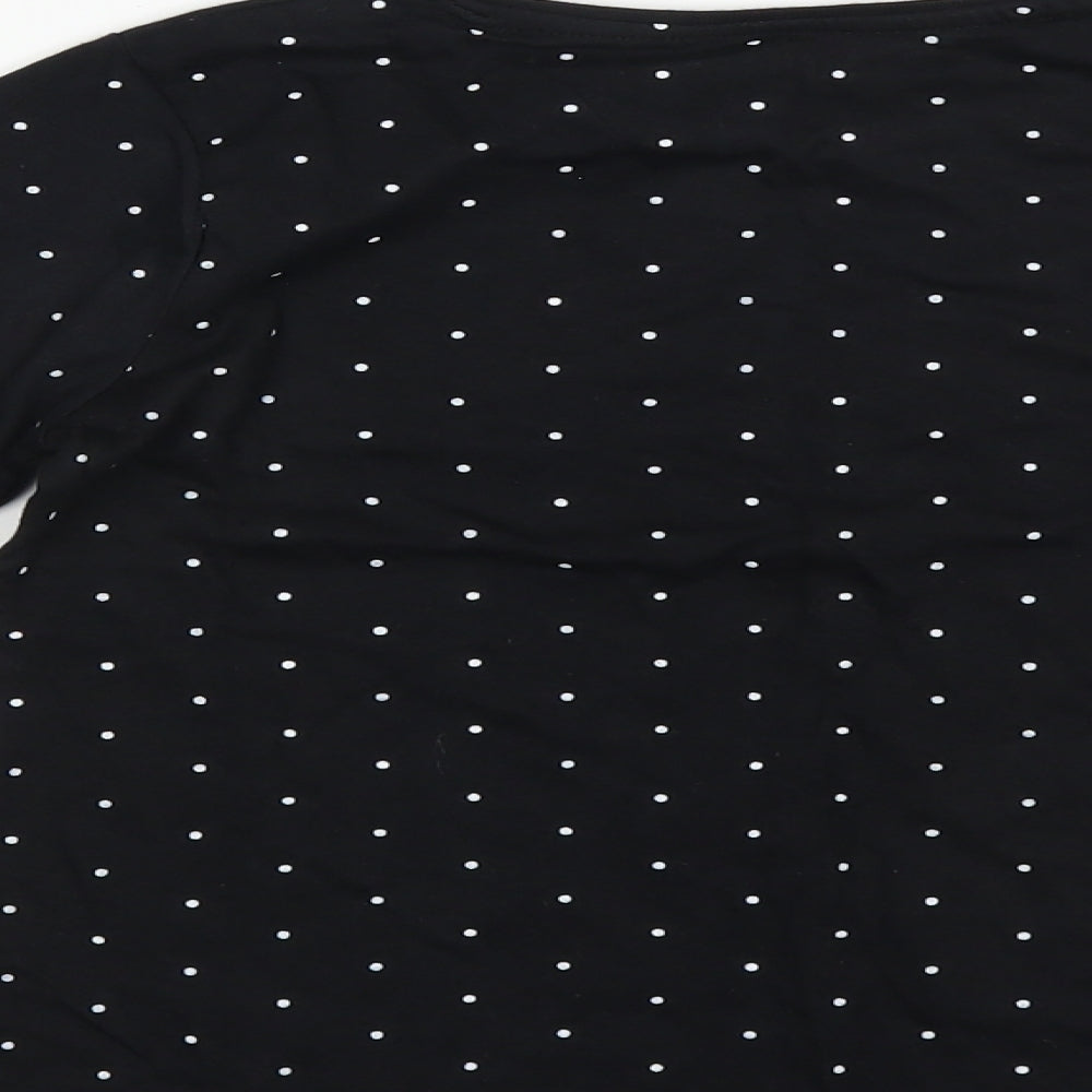 Primark Girls Black Spotted  Top Pyjama Top Size 8-9 Years  - Bonjour