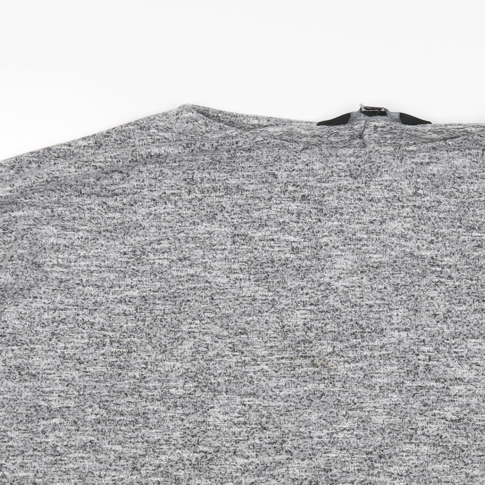 Close-up detail of Dorothy Perkins women’s grey jumper, size UK 12