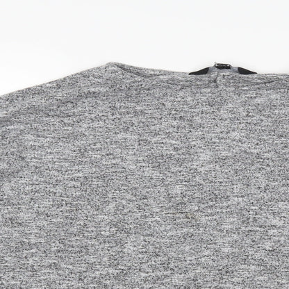 Close-up detail of Dorothy Perkins women’s grey jumper, size UK 12