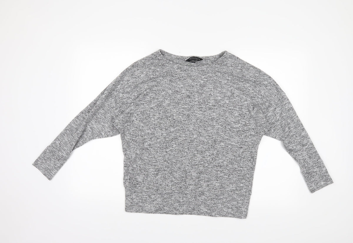 Additional front view of Dorothy Perkins women’s grey jumper, size UK 10