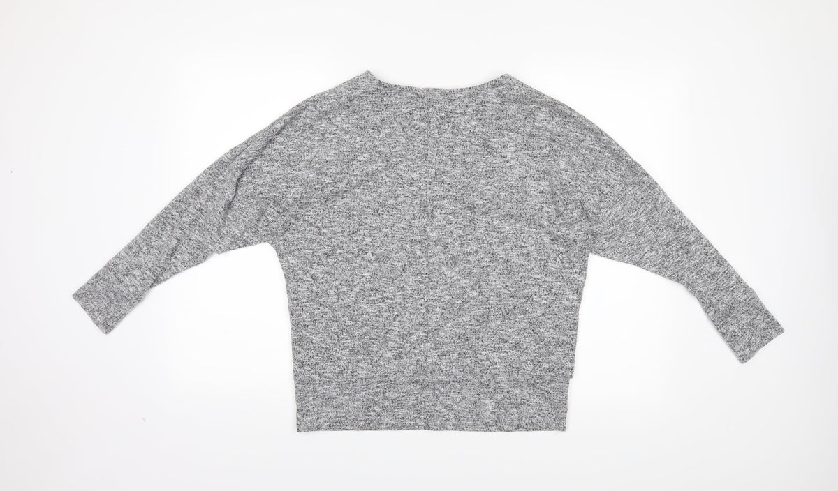 Back view of Dorothy Perkins women’s grey jumper, size UK 10