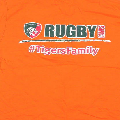 Gildan Boys Orange   Basic T-Shirt Size M