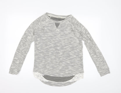Additional front view of Matalan women’s grey jumper, size UK 8