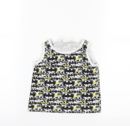 Batman Boys White   Basic Tank Size 3-4 Years