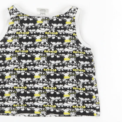 Batman Boys White   Basic Tank Size 3-4 Years