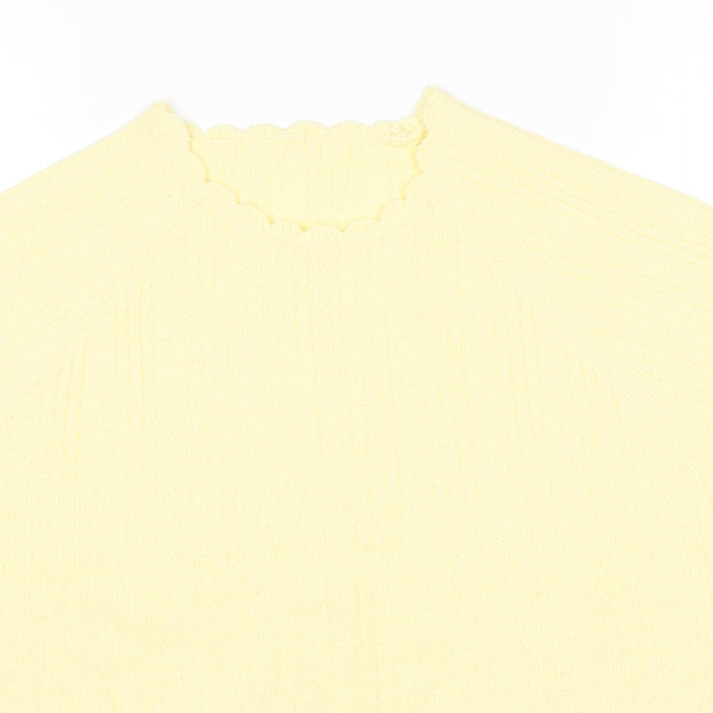 Berkertex Womens Yellow   Basic T-Shirt Size 14