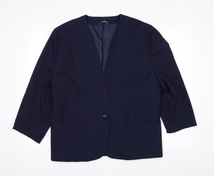 Mens UK Size 34 Preworn Blue Jacket