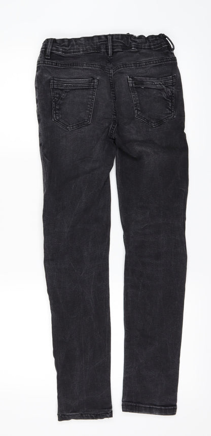 DenimCo Girls Black   Skinny Jeans Size 10-11 Years