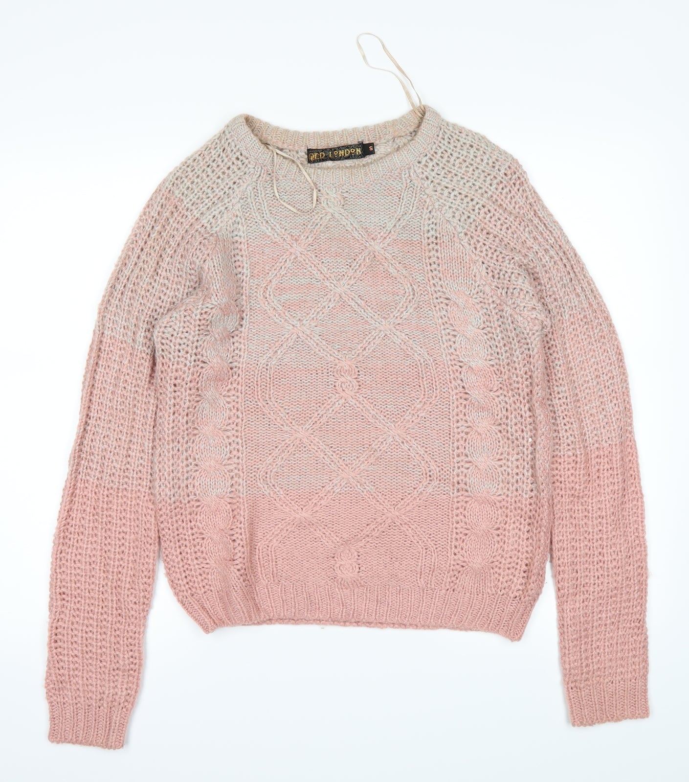 Red London Womens Pink   Pullover Jumper Size S