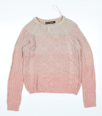 Red London Womens Pink   Pullover Jumper Size S