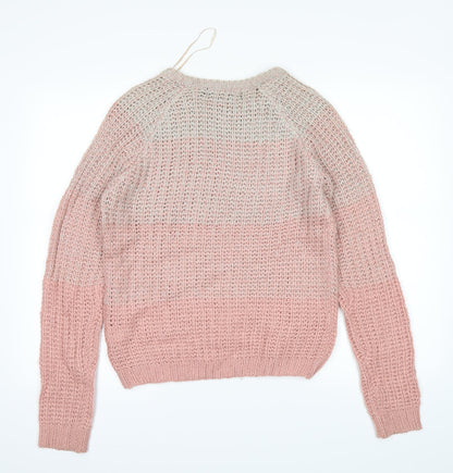 Red London Womens Pink   Pullover Jumper Size S