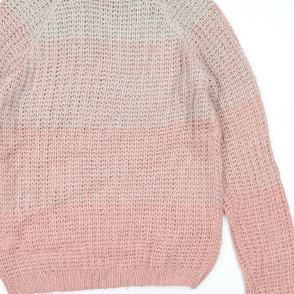 Red London Womens Pink   Pullover Jumper Size S
