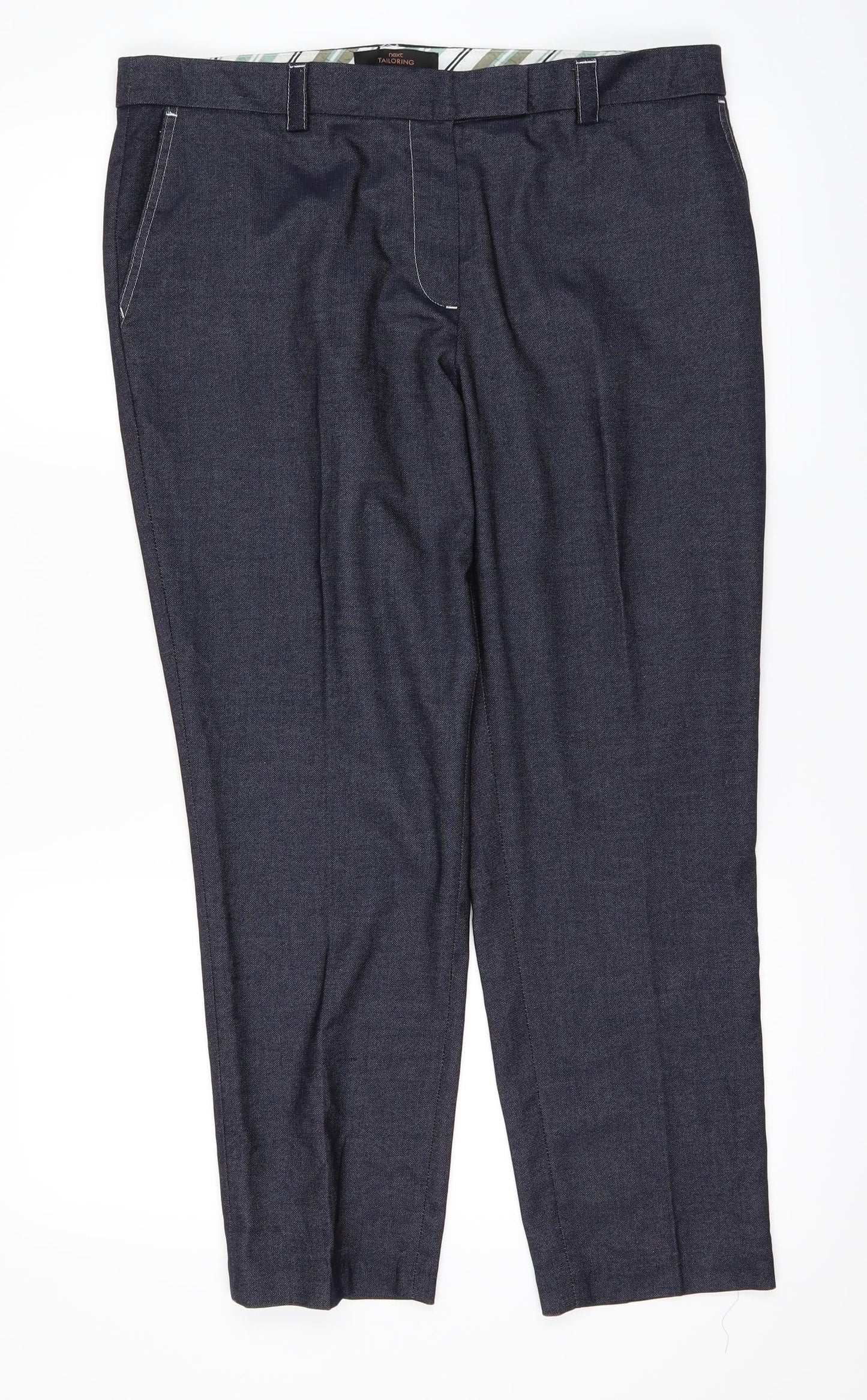 Womens UK Size 14 NEXT Regular Fit  Blue Trousers