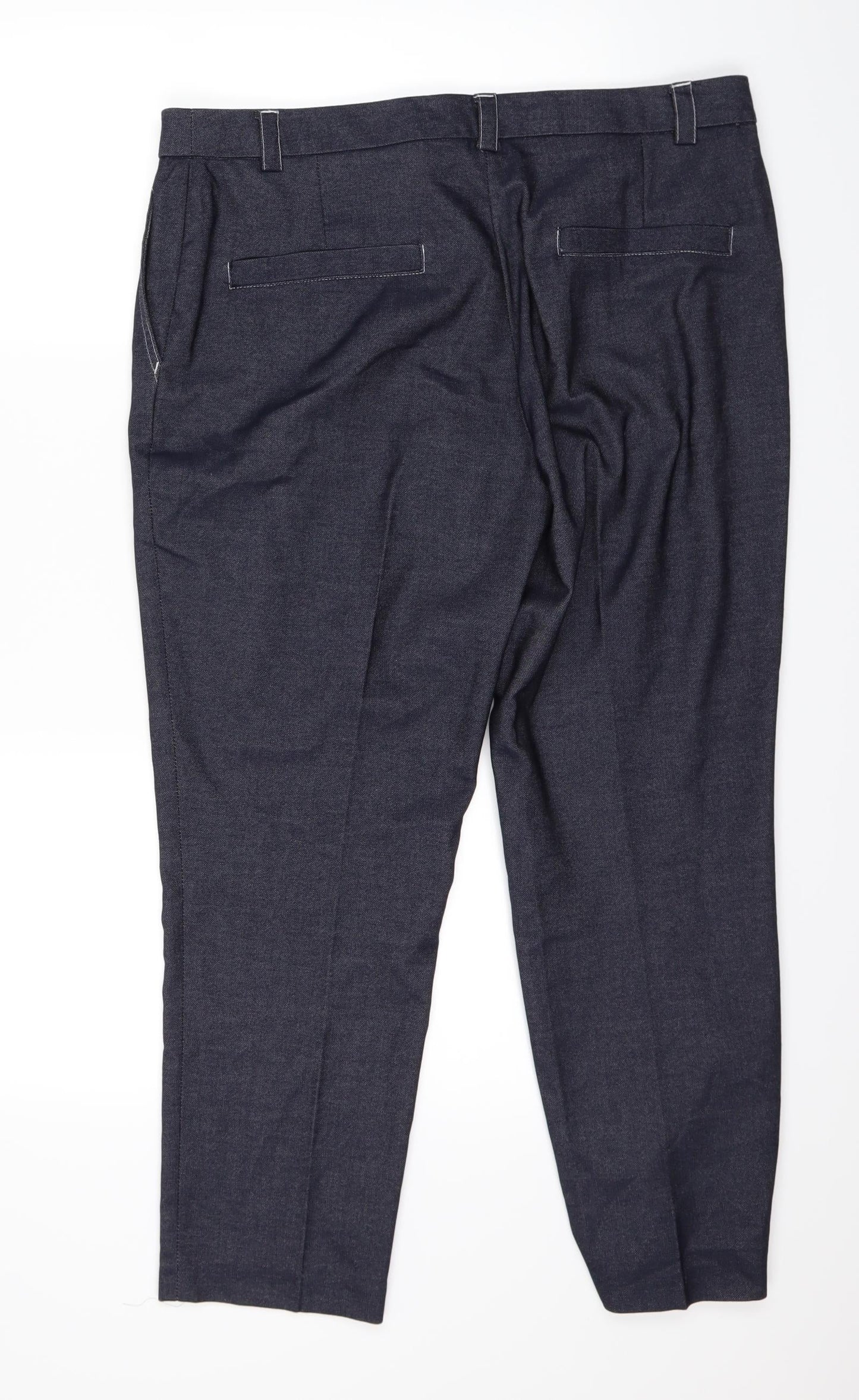 Womens UK Size 14 NEXT Regular Fit  Blue Trousers