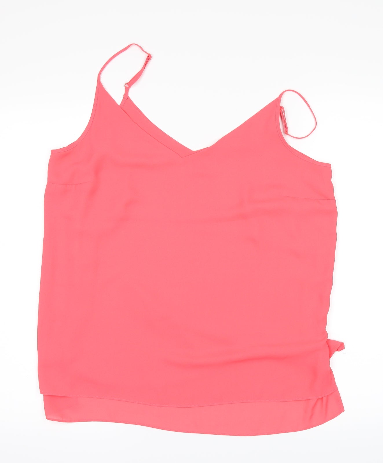 Womens UK Size 14 George Pink Basic T-Shirt